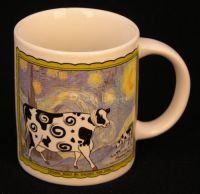 Sherwood Humorous CLASSICAL COWS Picasso Van Gogh Spoof Coffee Mug